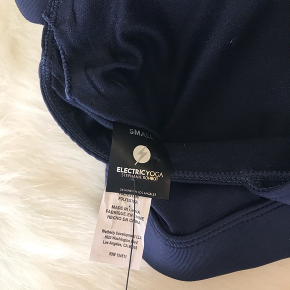 Electric Yoga Blue Scalloped Edge Sports Bra - Picture 6 of 6